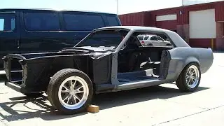 1968 Mustang build project. Lot of custom bodywork on this restoration