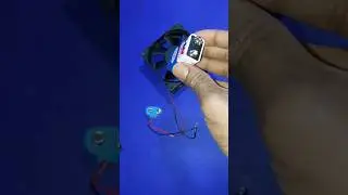 Simple Project With CPU Fan,9V Battery And LED 😎 #shorts #viral #viralshorts #ytshorts