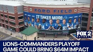 Thousands expected downtown for Lions-Commanders will leave large economic impact