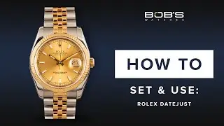 Как пользоваться часами Rolex Datejust: установка и изменение времени, безель | Часы Боба