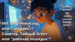 ИИ: Ваш Режиссер или Сценарист? Соавтор, Тайный Агент  или "рабочая лошадка"?