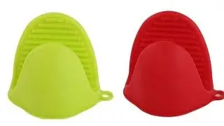 Kitchen Silicone Heat Resistant Gloves Clips Insulation Non-Stick  Anti-Slip Pot Bowl Holder Clip