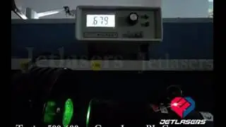 500mw green laser pointer power test