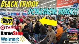 POKEMON HUNTING ON BLACK FRIDAY!! (My Biggest Opening Ever) **INSANE ENDING**