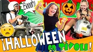 🎃 ¡HALLOWEEN en TÍVOLI World con la FAMILIA CARAMELUCHI! 💕Atracciones de AGUA, Karts, Montaña Rusa