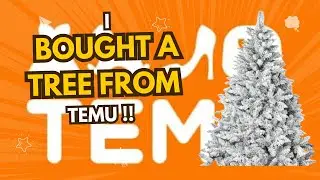 COME DO THIS UNBOXING WITH ME AS I OPEN AND SET UP MY CHRISTMAS TREE FROM TEMU !