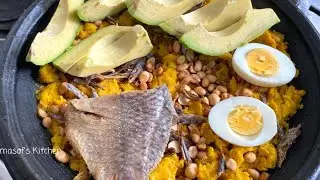 How To Prepare Ghana Etor//Mashed Plantains//Masof's kitchen