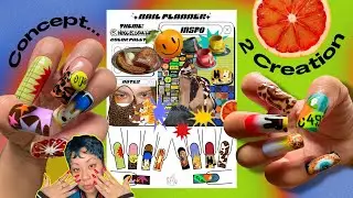Concept 2 Creation 👉 DIY NAILS AT HOME | PRESS ON NAIL ART