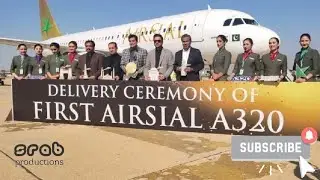 AirSial First Aircraft Arrived At Karachi Airport Pakistan...