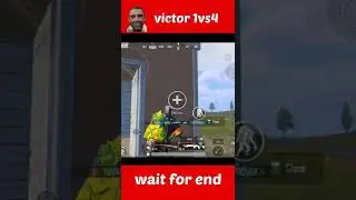 victor attitude 1vs4 in bgmi 🤣. #shorts #bgmi