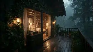 Forest rain sounds at night | Natural rain sounds to help you sleep