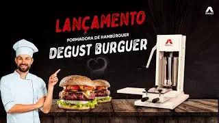 Máquina Fazer Hambúrguer da Rimaq - LANÇAMENTO