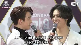 JJP moments from kbs gayo daechukjae 2019