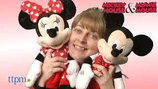 Mickey and Minnie Valentine's Day Plush from Just Play