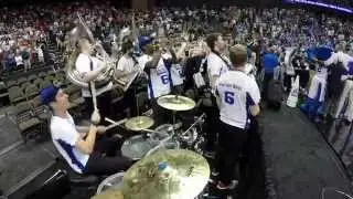 Drumming & March Madness via GoPro - Georgia State Band - GSU Upset over Baylor!