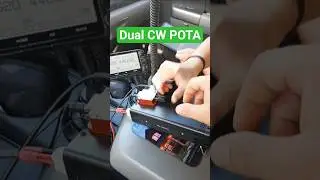 Dual CW POTA #morsecode #hamradio #parksontheair