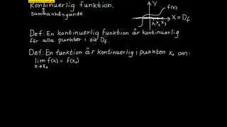 Kontinuerlig funktion