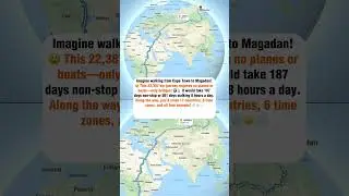😲Longest Walkable Road in the World!   #amazing #didyouknow #history #amazingfacts #motivation