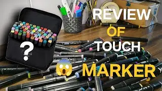 Review of Touch Markers 😱?? || Unboxing of Touch new Markers || KhushiCanvasArts 