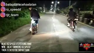 Balap liar aceh selatan,, (beat minion (RZ_speedd) vs king AMR tapak tuan).. win beat minion....