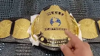 wwf winged eagle shawn michaels round cut releather