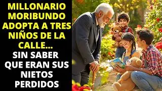 MILLONARIO ADOPTA A TRES NI&Ntilde;OS DE LA CALLE&hellip; Y DESCUBRE QUE SON SUS NIETOS