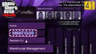 Nightclub ( Resident Dj & Warehouse Management ) - Gta Online Gameplay || Part 41