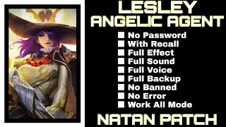 Lesley Legend Angelic Agent Skin Script With Recall Full Effect & Sound No Password | Natan Patch
