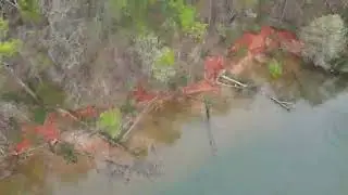 Drone footage from Copperhead Island on Lake Wylee, Charlotte NC