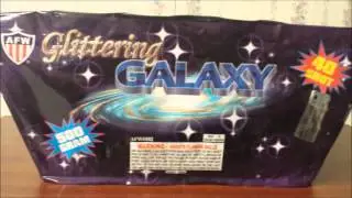 Fireworks Demo (500 Gram Fan Cake) - Glittering Galaxy (AFW)