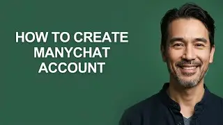How To Create Manychat Account - KevinHowTo