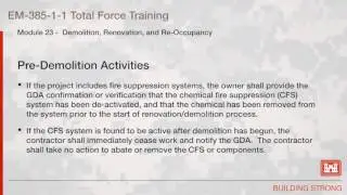 NAVFAC Safety Training Module 23: Demolition and Renovation