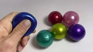 Metallic glitter ceiling sticky balls