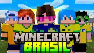 FIZ um FUTEBOL pra JOGAR com meus AMIGOS no MINECRAFT - MINECRAFT BRASIL