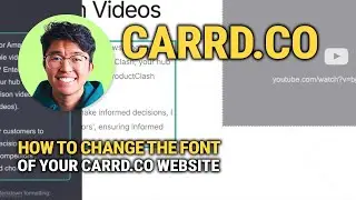 Как изменить шрифт вашего сайта Carrd.co: краткое руководство по стилю!
