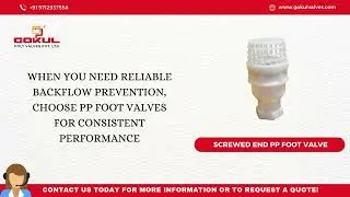 PP Foot Valve | Industrial Foot Valve | Industrial valve Manufacture |  #ballvalve #industrial