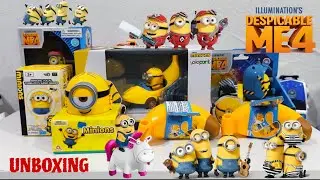 Unboxing the Coolest Minions Toys from Despicable Me 4 🍌 | Satisfying ASMR Toy Sounds!