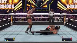 RANDY VS ROCK WWE MATCH