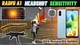 Free Fire Headshot Setting ✅ | Redmi A1 Sensitivity Setting [ Hud + Dpi ] 🎯 FF Max 🔥