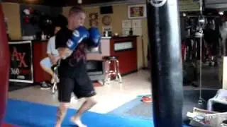 Bag Work at Academy of Hapkido & Combat with Konan Jones