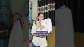 What I ordered Vs What I got | Urbanic Haul📦👕 #urbanichaul #haul #shorts #viral