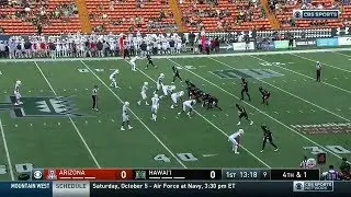 NCAA 2019   Arizona Wildcats - Hawaii Rainbow Warriors
