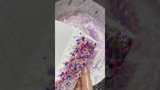 Crunchy Chalk with Sifted Chalk Powder & Glitter