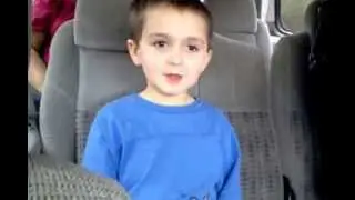 Autism Singing His Favorite Song (Life Is A Highway)