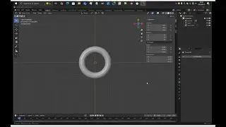 Blender how to scale a torus(donut) after created.
