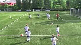 Soccer drill - Turn with the ball under pressure 🔥