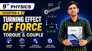 Turning Effect of force | Class 9 Physics Unit 4 | Torque OR Moment of Force | Couple New book