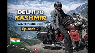 Winter Bike Trip to Gulmarg ❄️ EP-2 | Chandigarh to Gulmarg Ride | Kashmir Bike Vlog