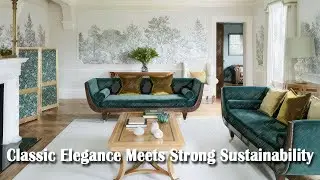 Inside A Georgian Country Home Designed With Soft Pattern-Filled