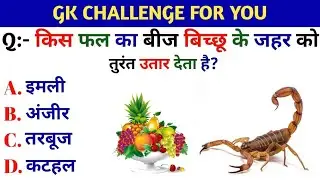 Gk Question || Gk In Hindi || Gk Question And Answer || Gk Quiz || SMART STUDY